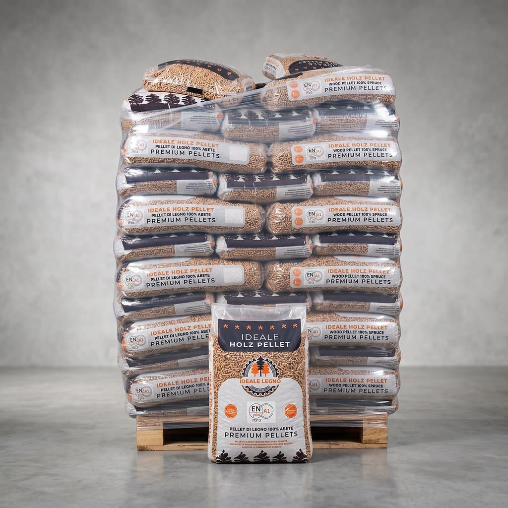 🌲 PRÉMIOVÉ DREVENÉ PELETY – SMREK ENplus A1 – 1 050 kg (70 × 15 kg)